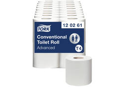 Toiletpapier Tork T4 Advanced 2-laags 493 vel wit 120261