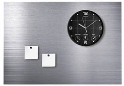 Wandklok Unilux On Time Ø 30.5cm zwart/wit