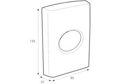 Dispenser Katrin 91875 dameshygienezakjes wit