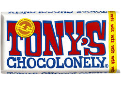 Chocolade Tony's Chocolonely wit reep 180gr