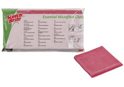 Microvezeldoek Scotch-Brite Essential 360x360mm rood
