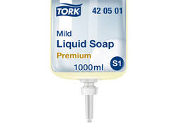 Handzeep Tork S1 mild geparfurmeerd parelwit 1000ml 420501