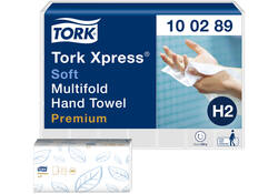 Handdoek Tork Xpress H2 multifold Premium 2-laags wit 100289