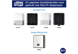 Handdoekrol Tork Matic H1 advanced 2-laags scheurbestendig 150m wit 290067