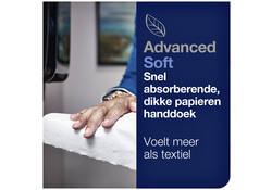 Handdoekrol Tork Matic H1 advanced 2-laags scheurbestendig 150m wit 290067