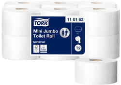 Toiletpapier Tork T2 Universal 1-laags 240mtr wit 110163