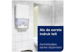 Handdoekdispenser Tork Xpress H2 Multifold Elevation wit 552000