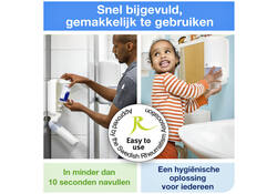 Zeepdispenser Tork S11 Elevation vloeibare en sprayzeep hygienisch wit 560000