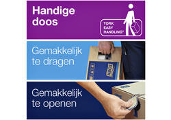 Handdoek Tork H3 Advanced Z-gevouwen 2-laags wit 290163