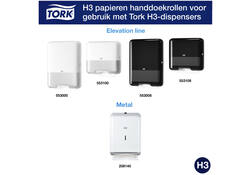 Handdoek Tork H3 Advanced Z-gevouwen 2-laags wit 290163