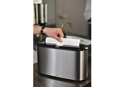 Handdoekdispenser Tork Express Image lijn Countertop Multifold H2 rvs 460005