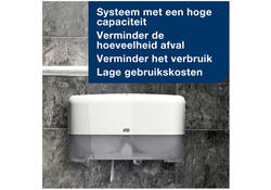 Toiletpapier Tork Mini Jumbo T2 advanced 2-laags 12 rollen wit 120280