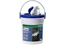 Handreinigingsdoek Tork W14 Premium emmer 1-laags 58 vel wit 190592