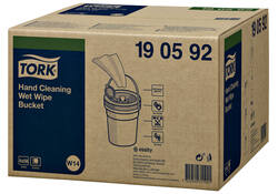 Handreinigingsdoek Tork W14 Premium emmer 1-laags 58 vel wit 190592