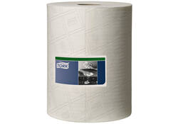 Reiningingsdoek Tork W1 herbruikbaar nonwoven 400 vel wit 510137