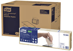 Servetten Tork Xpressnap® N4 100% gerecycled 1-laags naturel 13840