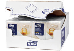 Dinnerservetten Tork Premium LinStyle® 1/8 gevouwen 1-laags 50 st wit 478145
