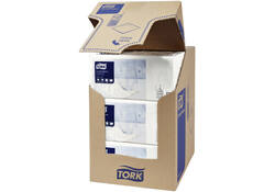 Cocktailservet Tork Advanced 1/4 vouw 2-laags 238x238mm 200 vel wit 477534
