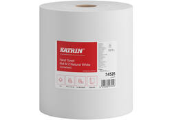 Handdoekrol Katrin centerfeed 2-laags wit medium 150mx178mm