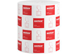 Handdoekrol Katrin 2-laags wit medium 160mx209mm