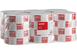 Handdoekrol Katrin 2-laags wit medium 150mx205mm