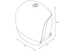 Dispenser Katrin 90069 toiletpapier Gigant S wit