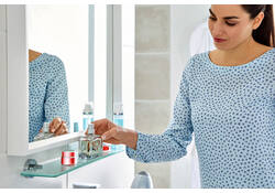 Planchet tesa® Smooz glas hoogglans verchroomd metaal zelfklevend