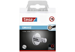 Handdoekhaak tesa® Smooz hoogglans verchroomd metaal zelfklevend