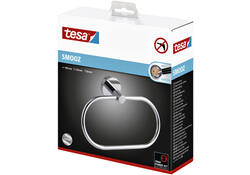 Handdoekring tesa® Smooz hoogglans verchroomd metaal zelfklevend