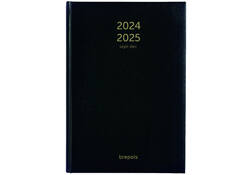 Agenda 2025 2026 Brepols Bretime Lima 16maanden 7dagen/2pagina's zwart