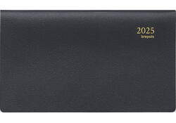 Agenda 2026 Brepols Omniplan Genova 7dagen/2pagina's spiraal zwart