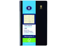 Agenda 2027 Ryam Memoplan 7 Suprema 7dagen/2pagina's ringplastic assorti