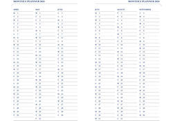 Agendavulling 2027 Ryam Memoplan 7 7dagen/2pagina's