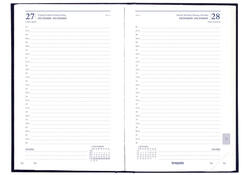 Agenda 2026 Brepols Saturnus Luxe 1dag/1pagina blauw