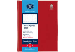 Agenda 2027 Ryam Weekplan Plus Mercury 7dagen/2pagina's rood