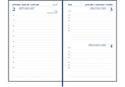 Agenda 2027 Ryam Memoplan 1 Mundior 1dag/1pagina zwart
