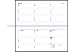 Agenda 2027 Ryam Memoplan 7 Mundior 7dagen/2pagina's landscape zwart