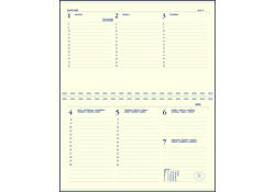 Agenda 2027 Ryam Compact Suprema 7dagen/2pagina's ringplastic zwart