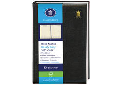 Schoolagenda 2024-2025 18mnd Ryam Executive Mundior 7dagen/2pagina's zwart