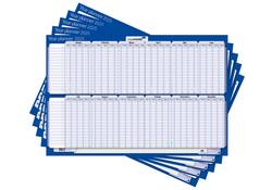 Projectplanner 2027 Legamaster 90x60cm horizontaal gelamineerd Engelstalig