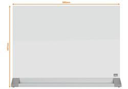Desktop Glasbord Nobo Diamond