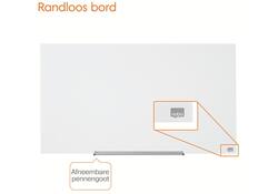 Glasbord Nobo Impression Pro 1260x711mm briljant wit