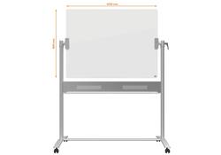 Kantel glasbord Nobo Diamond 90x120cm