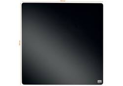 Whiteboard Nobo tegel 36x36cm zwart magnetisch