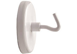 Magneet met haak MAUL 47mm trekkracht 12kg wit