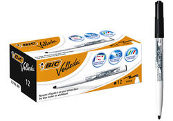 Viltstift Bic Velleda 1741 whiteboard rond medium zwart