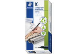 Viltstift Staedtler Lumocolor 318 permanent F zwart