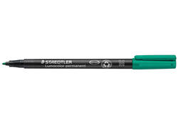 Viltstift Staedtler Lumocolor 317 permanent M groen