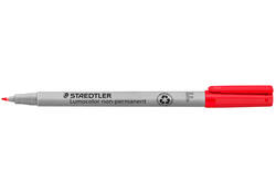 Viltstift Staedtler Lumocolor 316 non permanent F rood