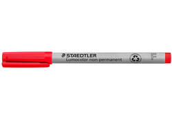Viltstift Staedtler Lumocolor 316 non permanent F rood